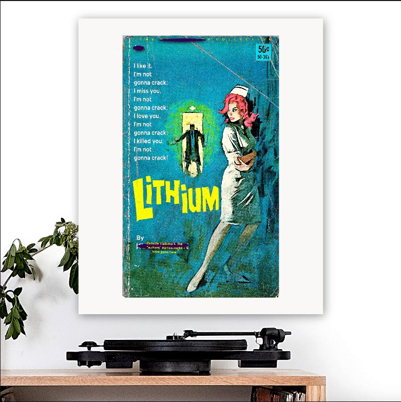 Nirvana-inspired 'Lithium' Art Print - RecombinantCulture