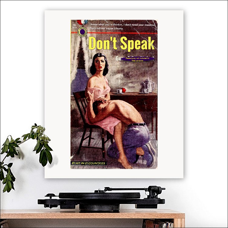 No Doubt-inspired 'Don't Speak' Art Print - RecombinantCulture