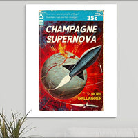 Oasis 'Champagne Supernova' Art Print - RecombinantCulture