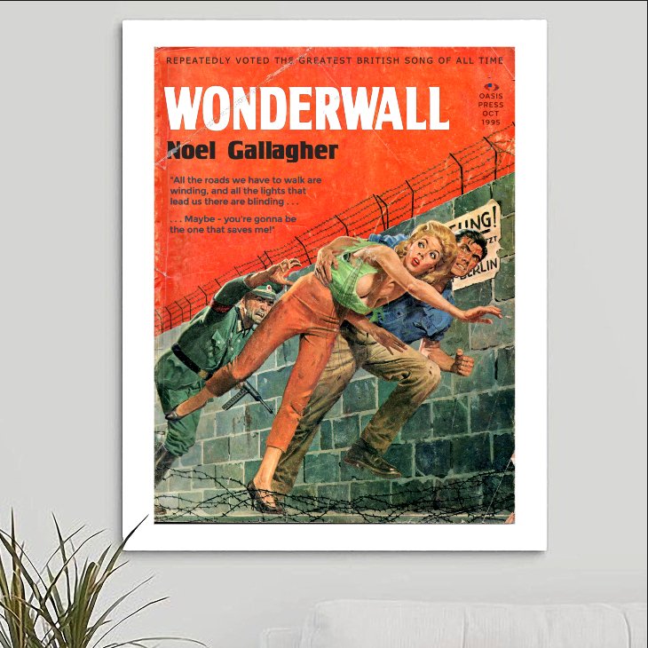 Oasis 'Wonderwall' Art Print - RecombinantCulture