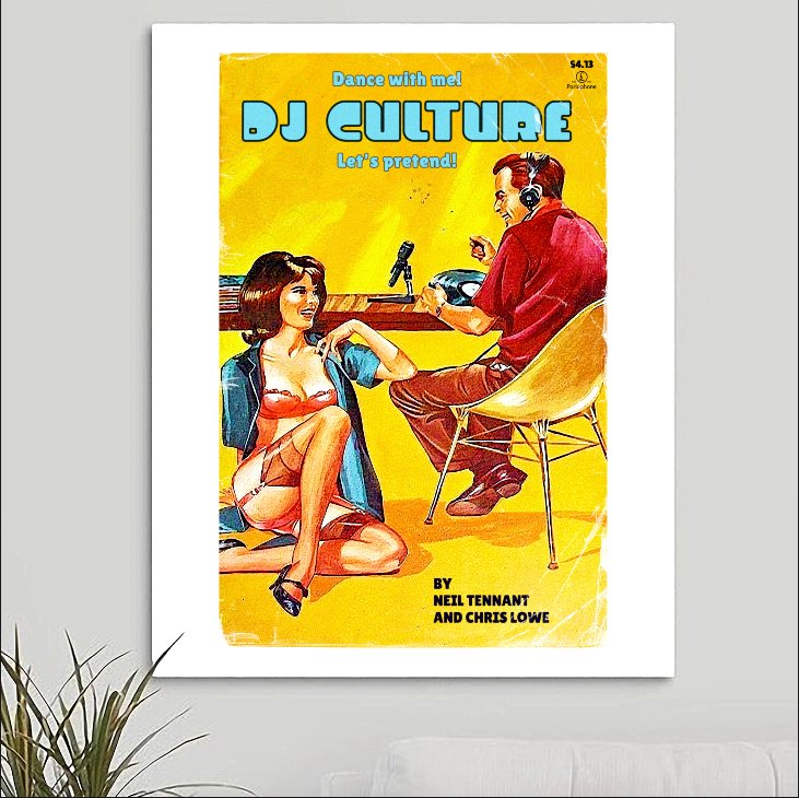 Pet Shop Boys 'DJ Culture' v2 Art Print - RecombinantCulture