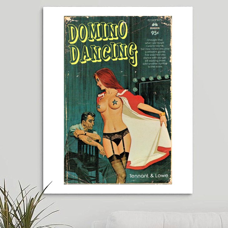 Pet Shop Boys 'Domino Dancing' Art Print - RecombinantCulture