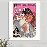 Peter Gabriel & Kate Bush 'Don't Give Up' Art Print - RecombinantCulture