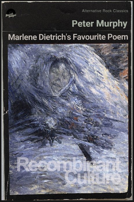 Peter Murphy 'Marlene Dietrich's Favourite Poem' Art Print - RecombinantCulture