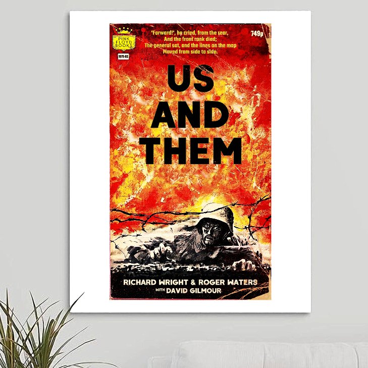 Pink Floyd 'Us and Them' Art Print - RecombinantCulture