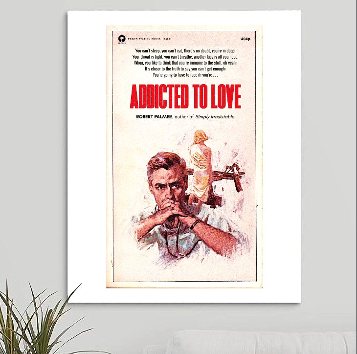 Power Station 'Addicted To Love' Art Print - RecombinantCulture