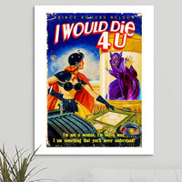 Prince 'I Would Die 4 U' Art Print - RecombinantCulture