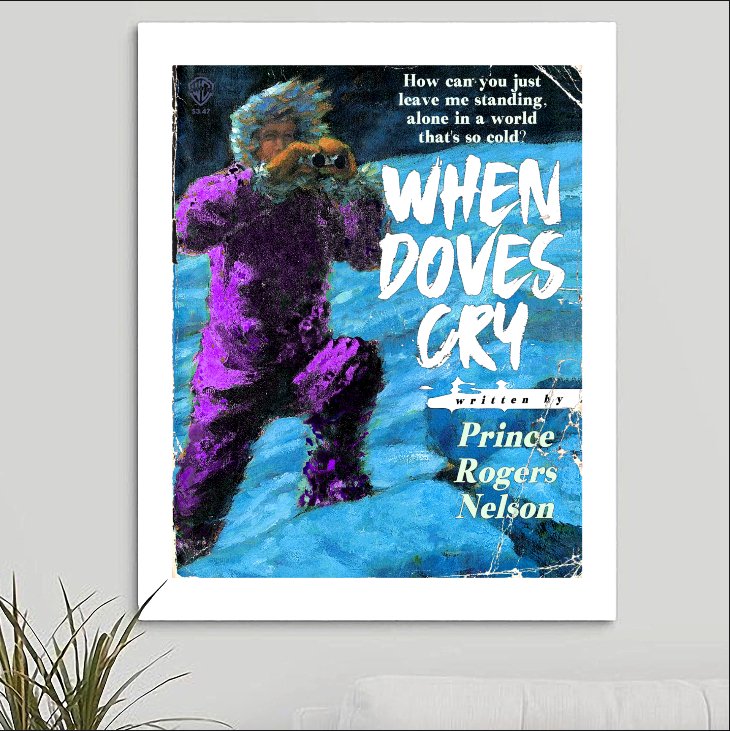 Prince 'When Doves Cry' Art Print - RecombinantCulture