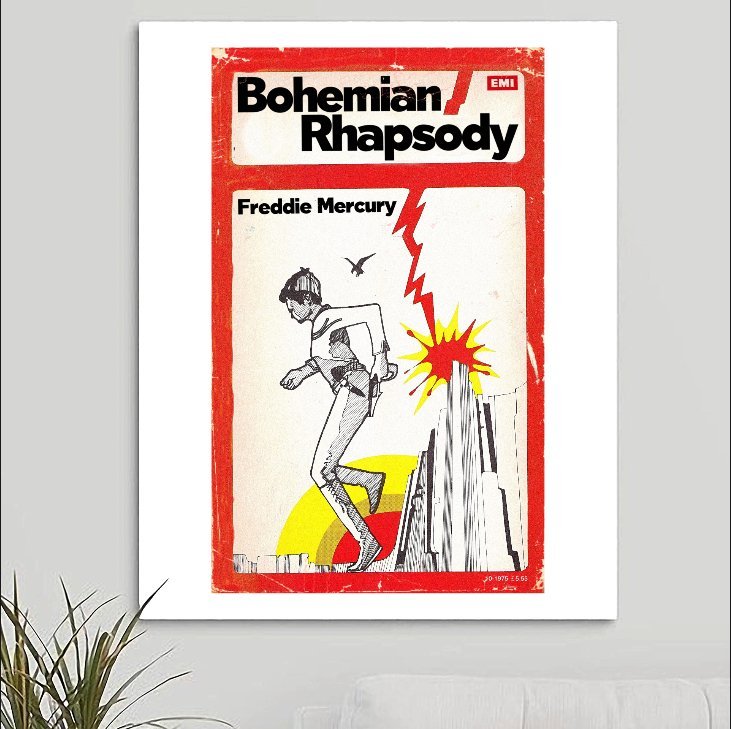 Queen 'Bohemian Rhapsody' v2 Art Print - RecombinantCulture