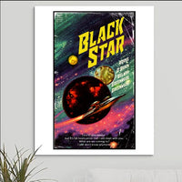 Radiohead 'Black Star' Art Print - RecombinantCulture