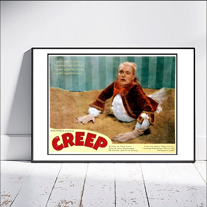 Radiohead 'Creep' Art Print - RecombinantCulture