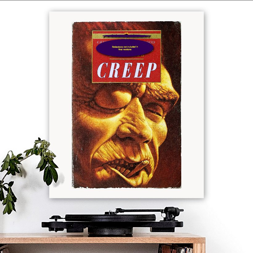 Radiohead - inspired 'Creep' v2 Art Print - RecombinantCulture