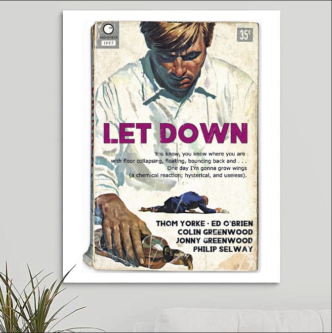 Radiohead 'Let Down' Art Print - RecombinantCulture