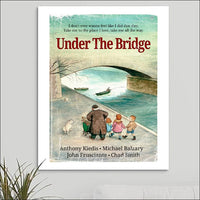 Red Hot Chili Peppers 'Under The Bridge' Art Print - RecombinantCulture