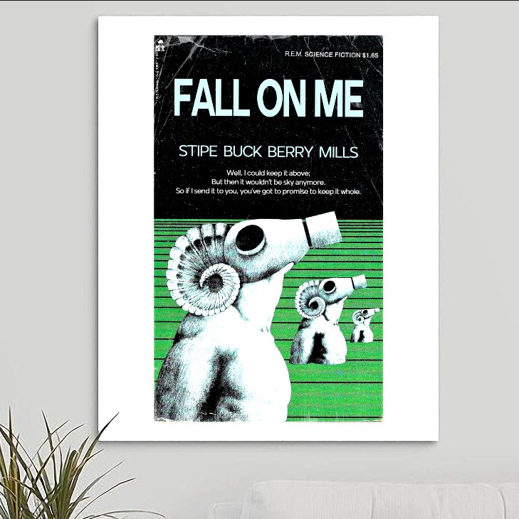 R.E.M. 'Fall On Me' Art Print - RecombinantCulture