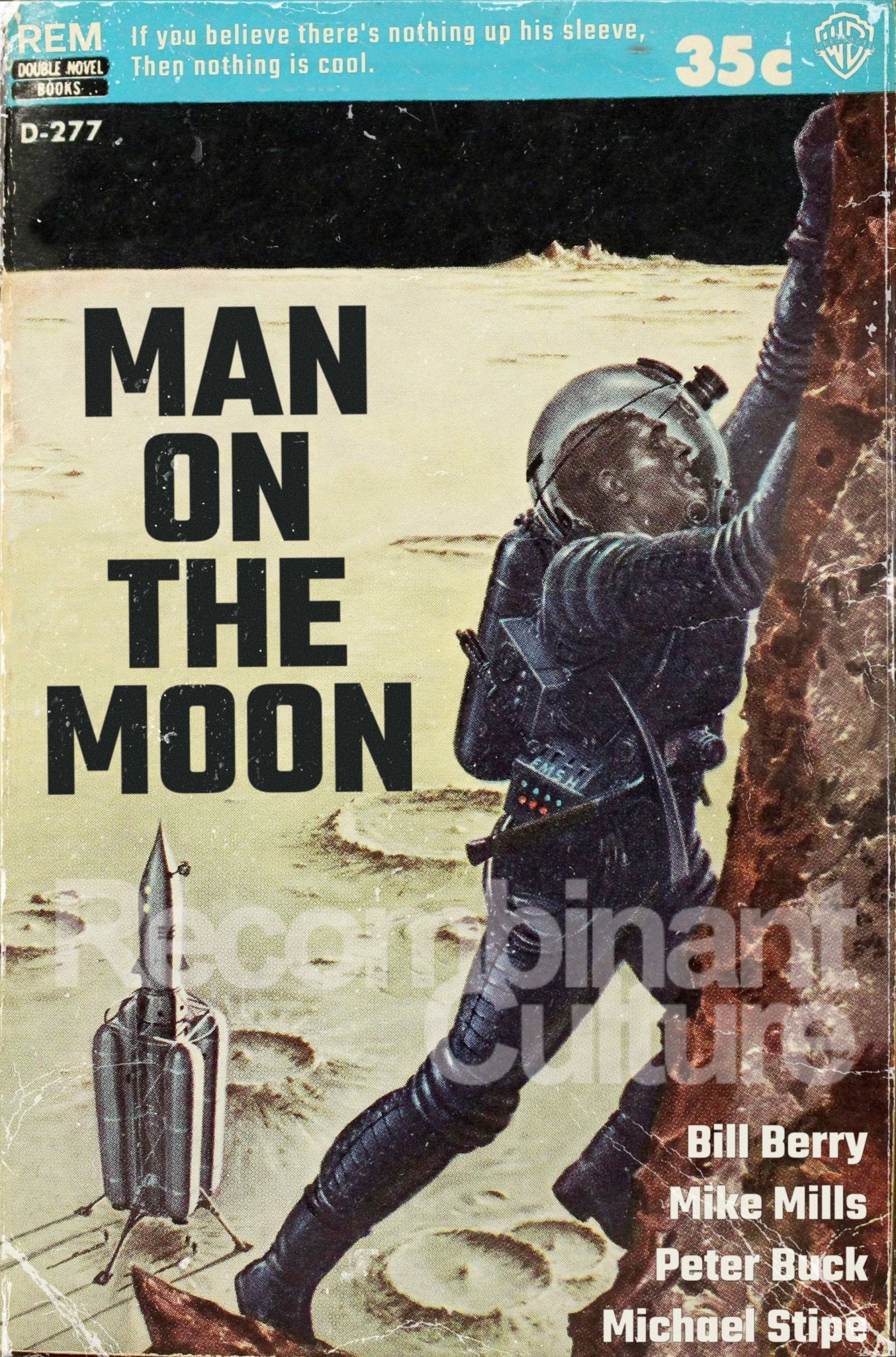 R.E.M. 'Man on the Moon' Art Print - RecombinantCulture