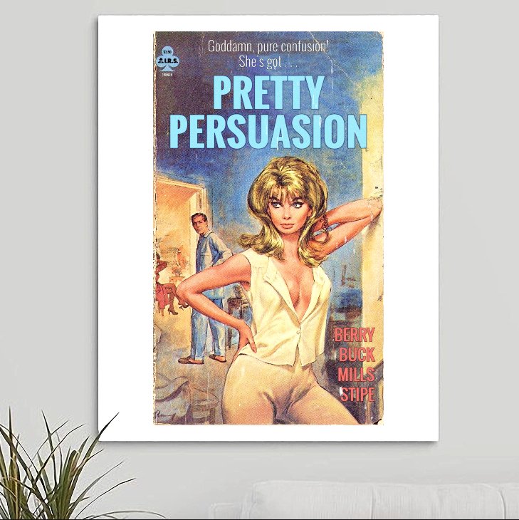 R.E.M. 'Pretty Persuasion' v2 Art Print - RecombinantCulture