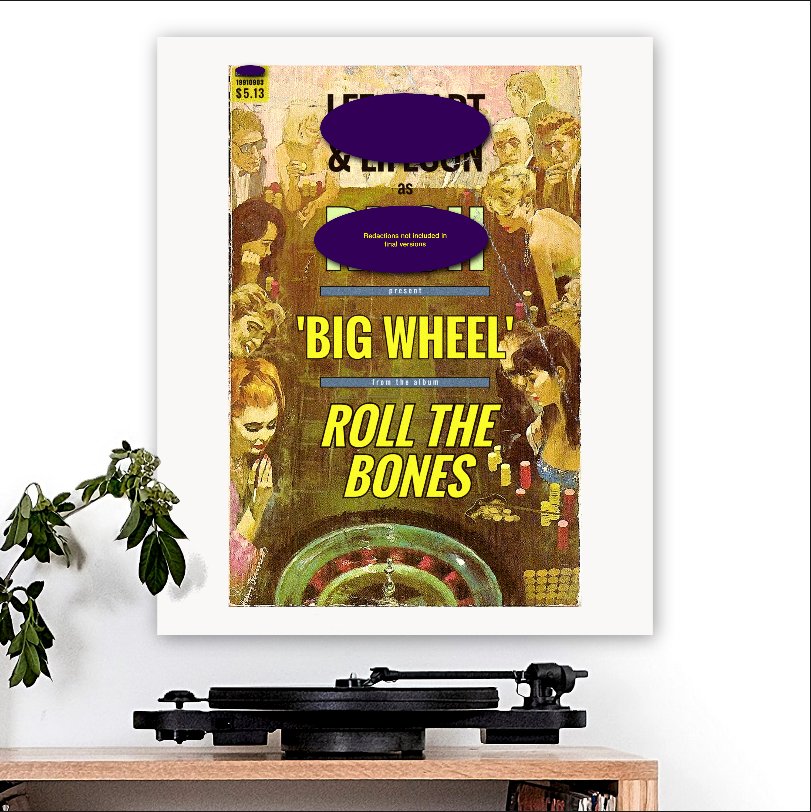 Rush - inspired 'Big Wheel' Art Print - RecombinantCulture