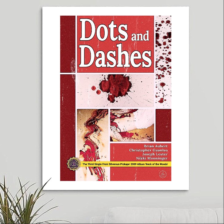 Silversun Pickups 'Dots and Dashes' Art Print - RecombinantCulture