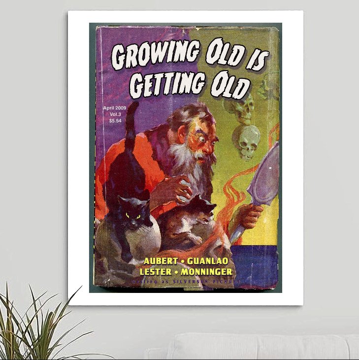 Silversun Pickups 'Growing Old Is Getting Old' Art Print - RecombinantCulture