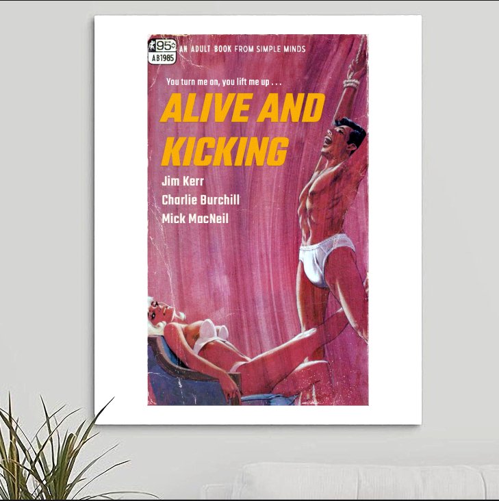 Simple Minds 'Alive and Kicking' Art Print - RecombinantCulture