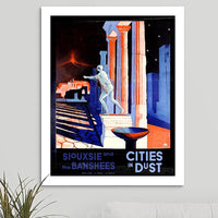 Siouxsie and the Banshees 'Cities in Dust' Art Print - RecombinantCulture