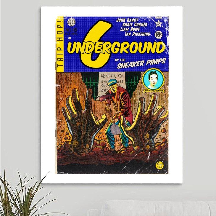 Sneaker Pimps '6 Underground' Art Print - RecombinantCulture