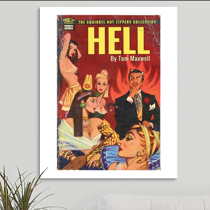 Squirrel Nut Zippers 'Hell' Art Print - RecombinantCulture