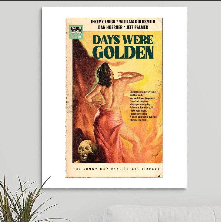 Sunny Day Real Estate 'Days Were Golden' Art Print - RecombinantCulture