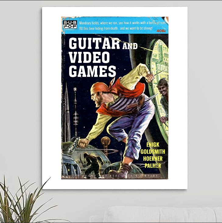 Sunny Day Real Estate 'Guitar and Video Games' Art Print - RecombinantCulture