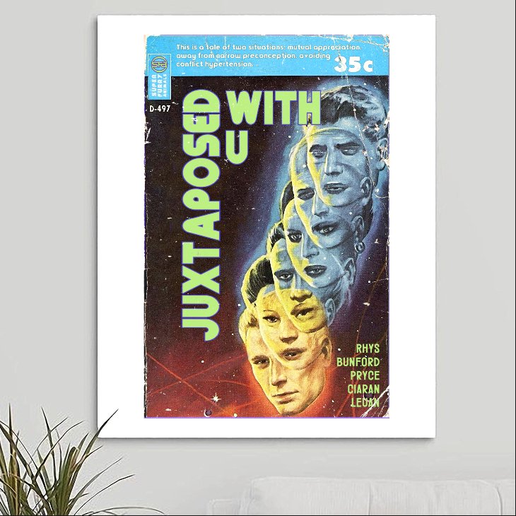 Super Furry Animals 'Juxtaposed With U' Art Print - RecombinantCulture