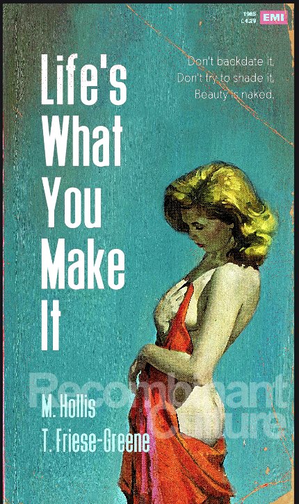 Talk Talk 'Life's What You Make It' Art Print - RecombinantCulture