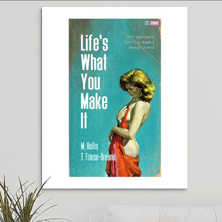 Talk Talk 'Life's What You Make It' Art Print - RecombinantCulture