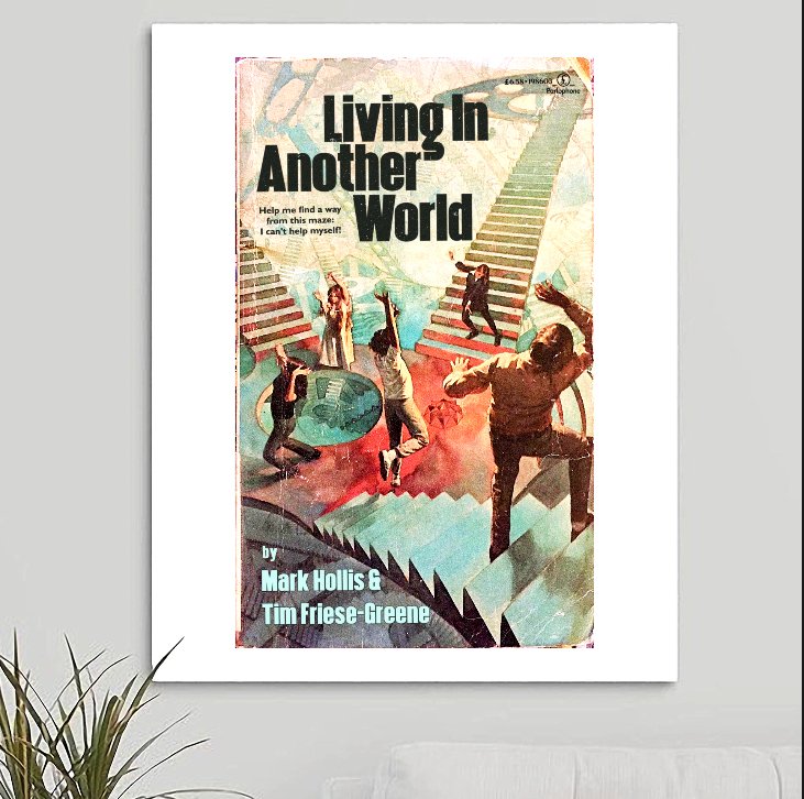 Talk Talk 'Living In Another World' Art Print - RecombinantCulture