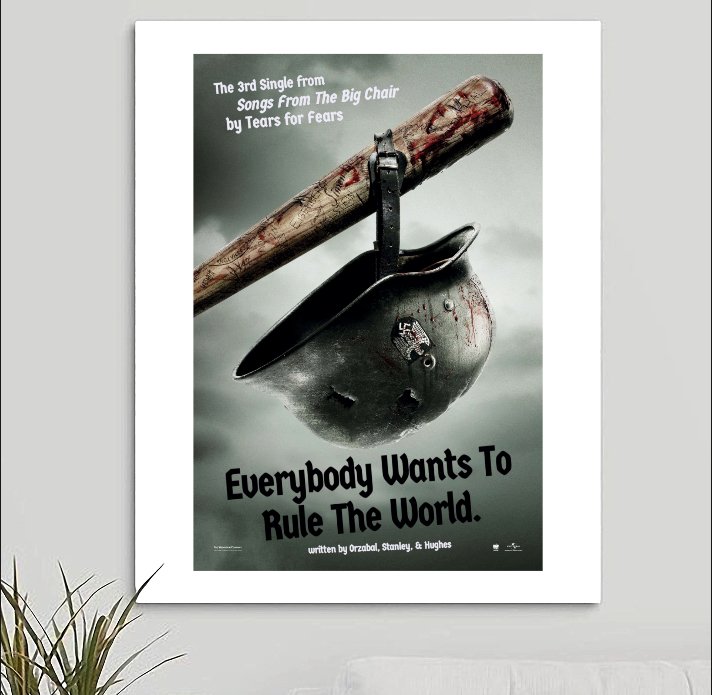 Tears for Fears 'Everybody Wants To Rule The World' Art Print - RecombinantCulture