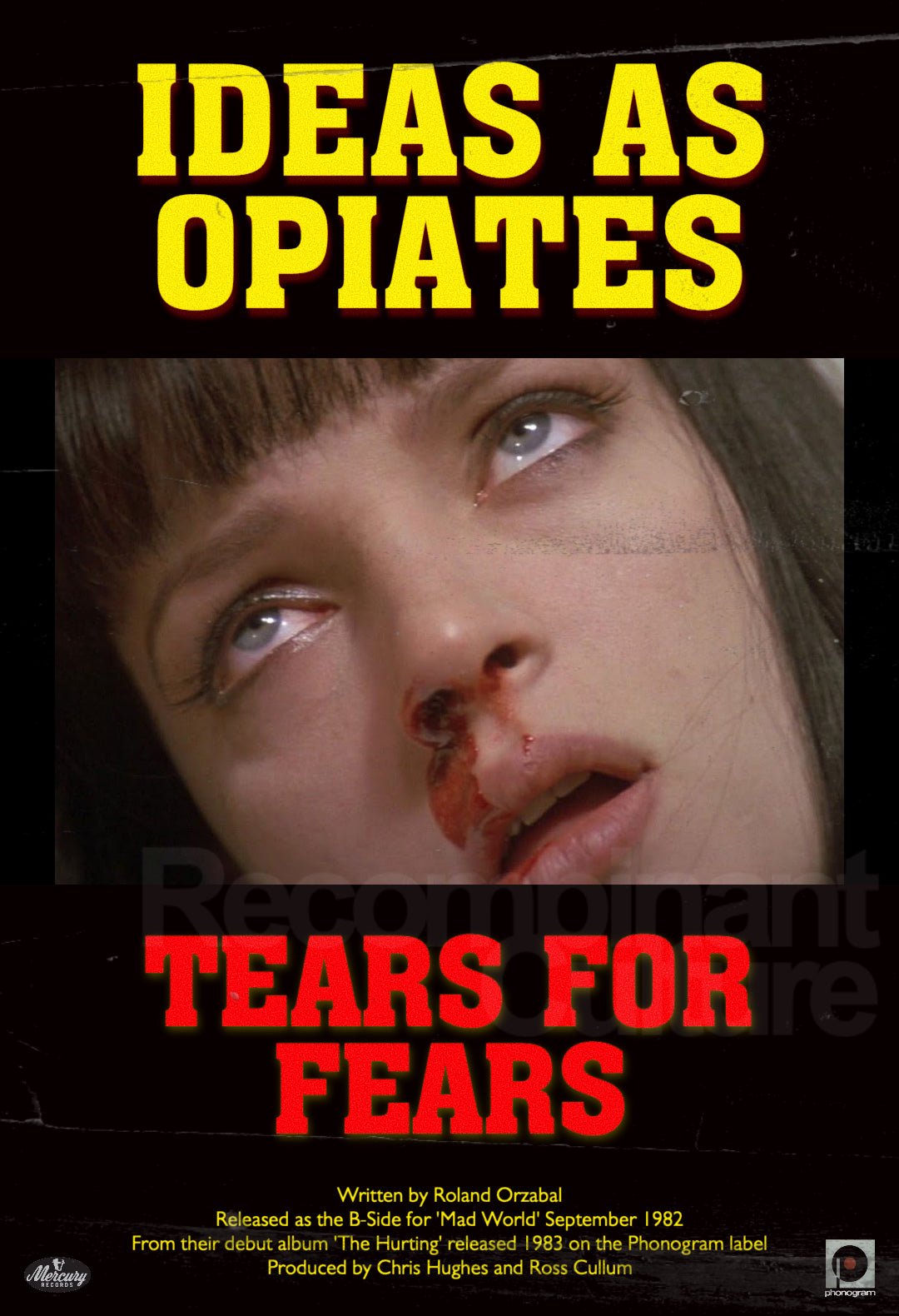 Tears for Fears 'Ideas as Opiates' Art Print - RecombinantCulture