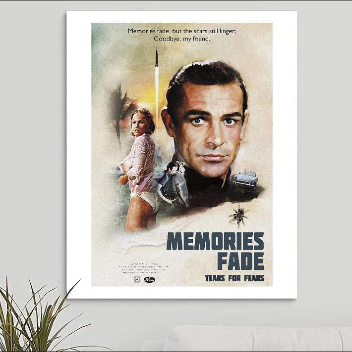 Tears for Fears 'Memories Fade' Art Print - RecombinantCulture