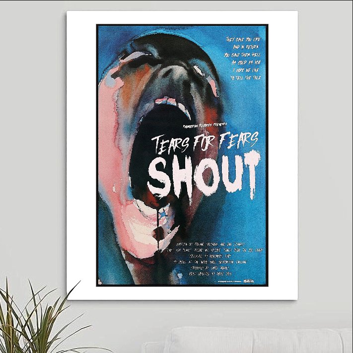 Tears for Fears 'Shout' v1 Art Print - RecombinantCulture