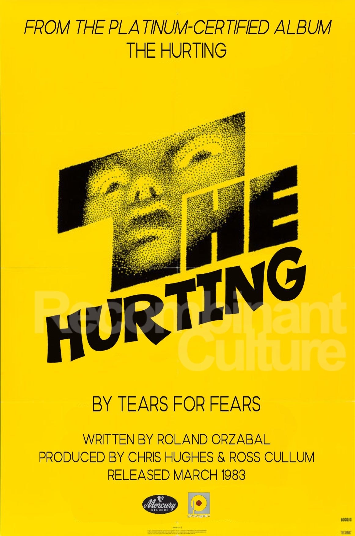 Tears for Fears 'The Hurting' Art Print - RecombinantCulture