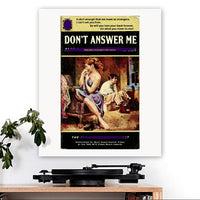 The Alan Parsons Project - inspired 'Don't Answer Me' Art Print - RecombinantCulture