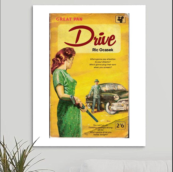 The Cars 'Drive' Art Print - RecombinantCulture