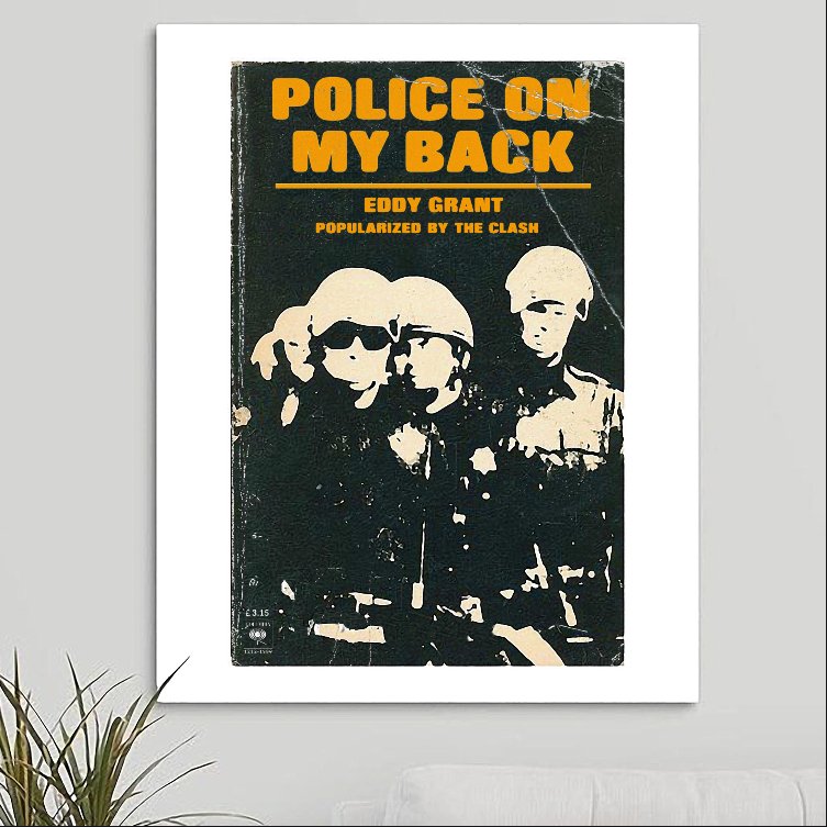 The Clash (Eddy Grant) 'Police On My Back' Art Print - RecombinantCulture