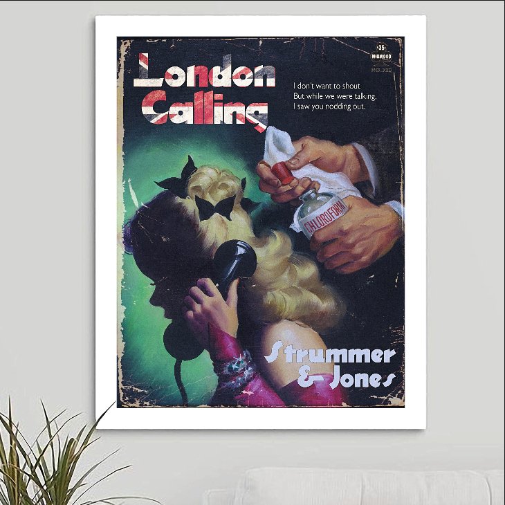 The Clash 'London Calling' Art Print - RecombinantCulture