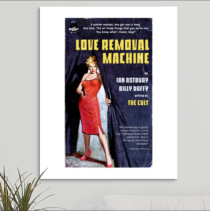 The Cult 'Love Removal Machine' Art Print - RecombinantCulture