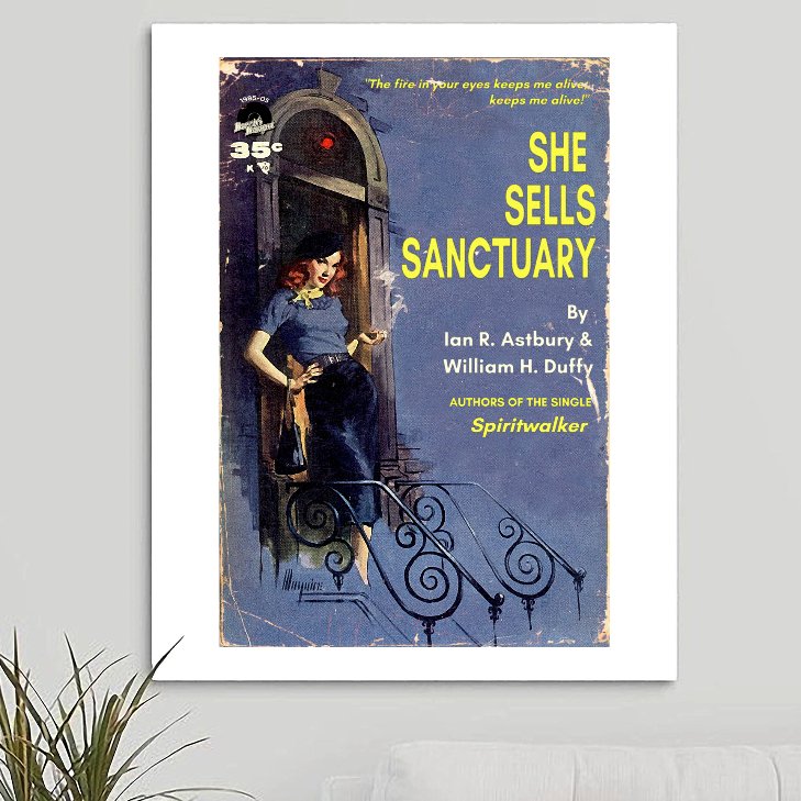 The Cult 'She Sells Sanctuary' Art Print - RecombinantCulture