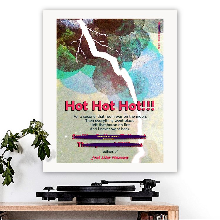 The Cure-inspired 'Hot Hot Hot!!!' Art Print - RecombinantCulture