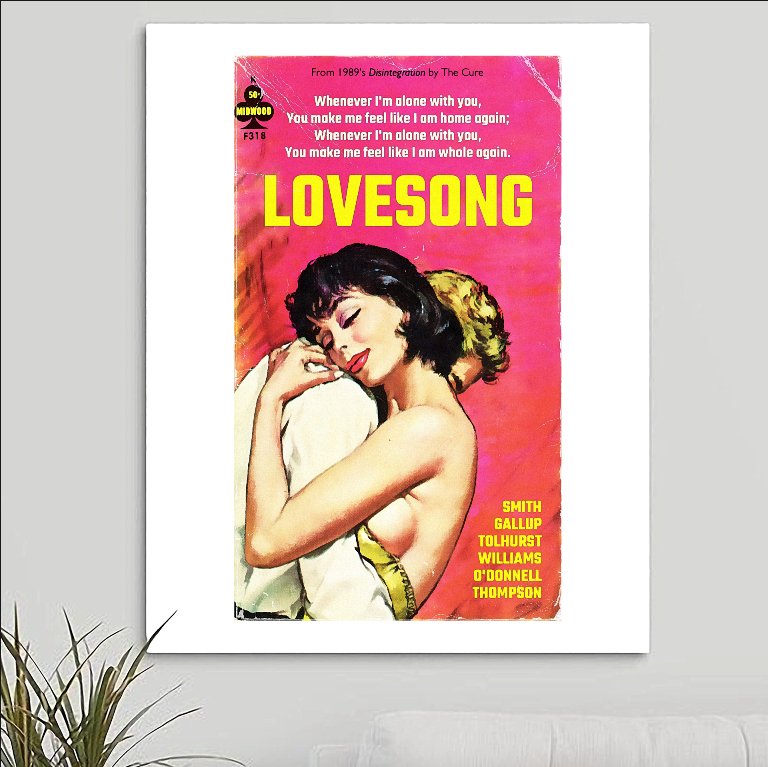 The Cure 'Lovesong' Art Print - RecombinantCulture