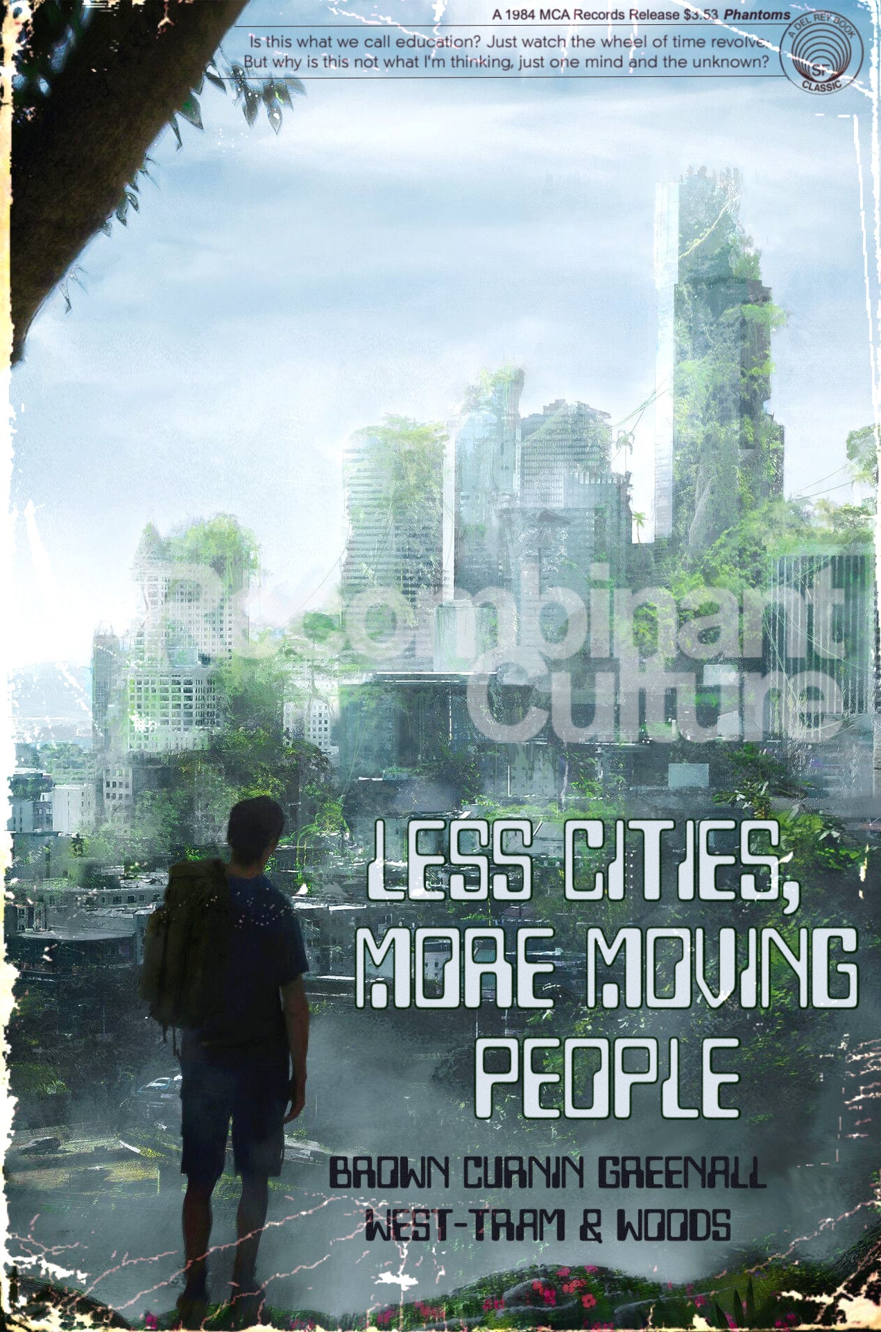 The Fixx 'Less Cities More Moving People' Art Print - RecombinantCulture