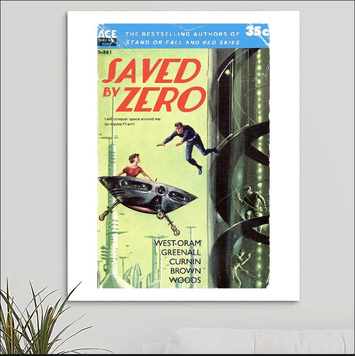 The Fixx 'Saved By Zero' Art Print - RecombinantCulture