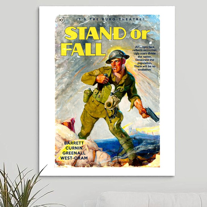 The Fixx 'Stand or Fall' Art Print - RecombinantCulture